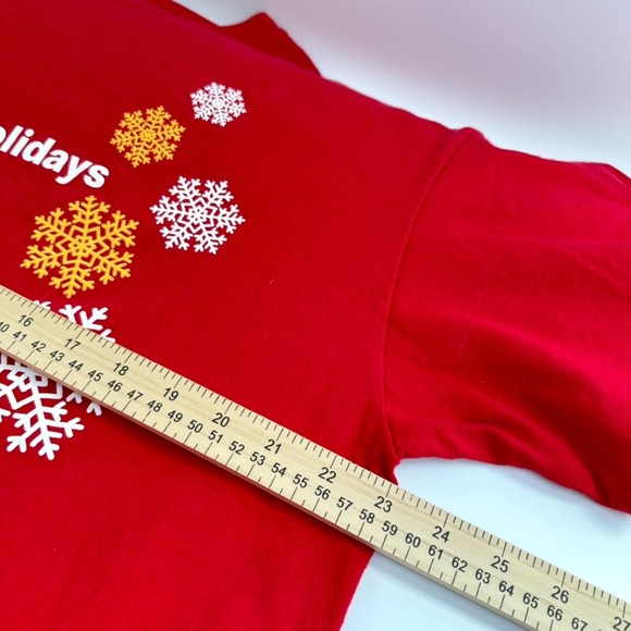 McDonalds Holiday Christmas Red Shirt Size XL - Picture 5 of 6